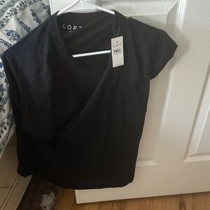 LOFT Classic Black Short Sleeve Tee